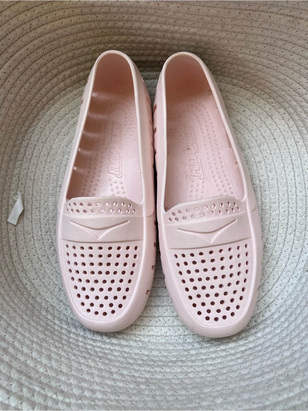 Light Pink Slip-On Comfort Flats for Women